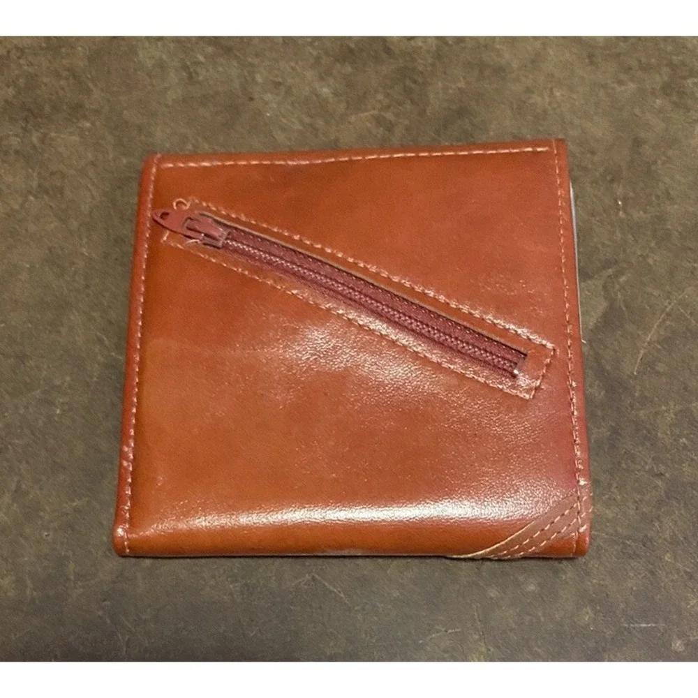 Vintage Rolfs American Lambskin Brown Wallet